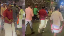 minister-km-shaji-vehicle-blocked-police-case