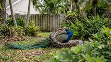 python-attacks-peacock-wildlife-viral