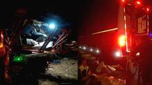 mysuru-periyapatna-bus-lorry-accident-four-killed