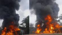 diesel-tanker-catches-fire-on-bengaluru-highway