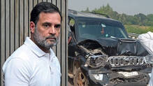 rahul-gandhis-convoy-met-with-accident
