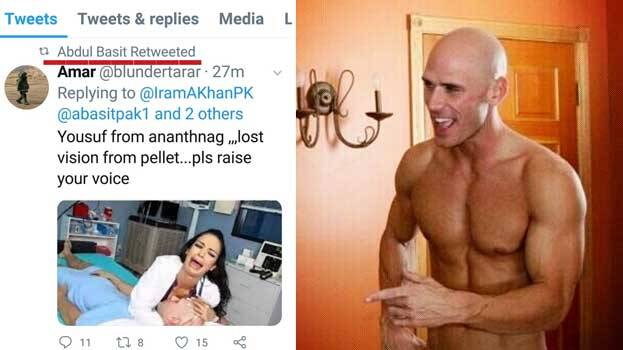 My Vision Is Fine Johnny Sins Trolls Former Pak Diplomat World Others Kerala Kaumudi Online