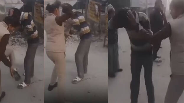 Woman constable beats man for allegedly harassing school girls in UP, video  goes viral - INDIA - GENERAL | Kerala Kaumudi Online