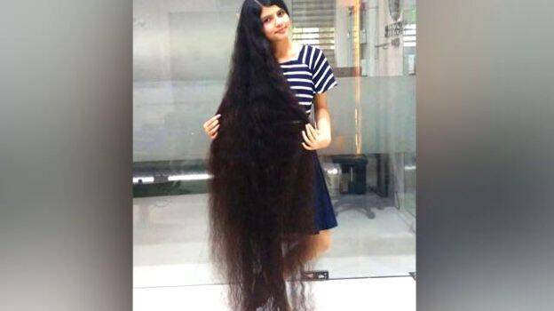 Gujarat teen record with hair over 6-feet long sets world record - KERALA -  GENERAL | Kerala Kaumudi Online