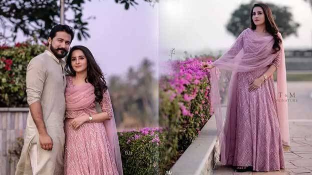 Signature bridal Banarasi Lehenga In Pink Shade With Hand Embroidery –  Kavani Bridal Wear