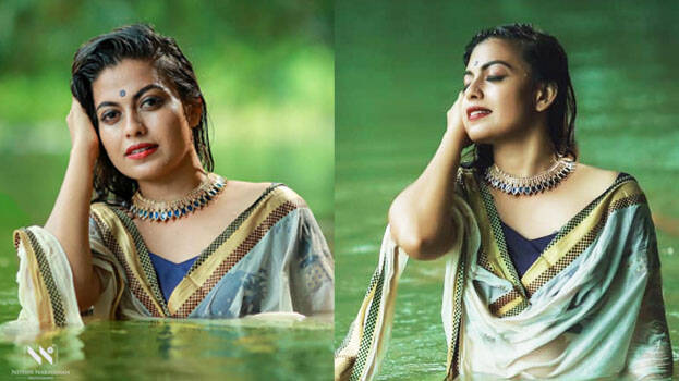 Like A Flower In A Pond Anusree Charms With Her New Photoshoot Cinema Cine News Kerala Kaumudi Online