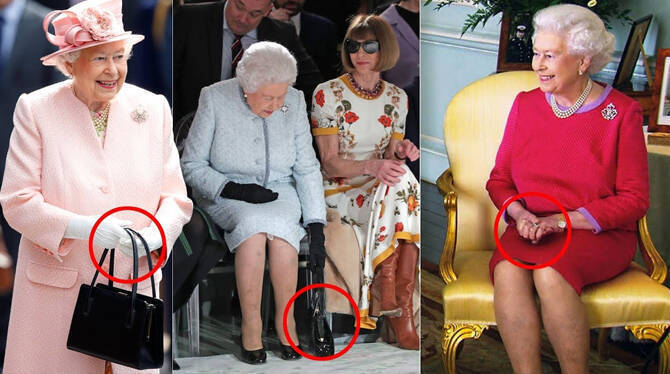 What were the Queen's secret handbag signals?