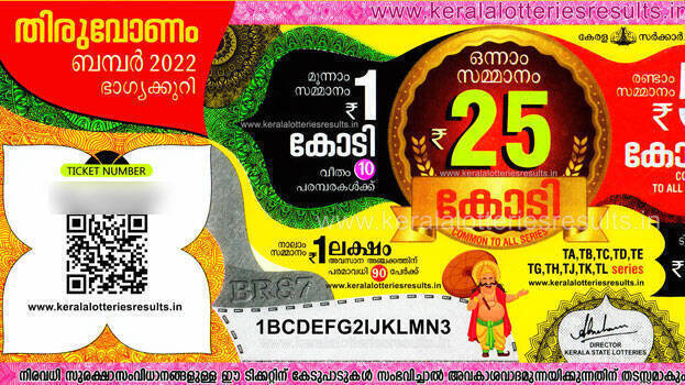 Thiruvonam bumper lottery: Kerala revises prize money, second prize for 20  winners, Thiruvonam bumper lottery, Kerala revises prize structure, kerala  news