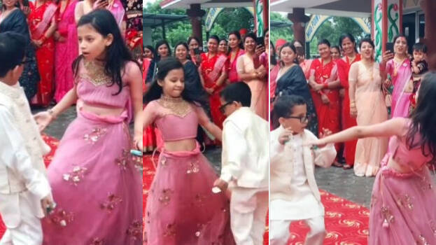 Kacha Badam Girl Anjali Aroras Hot Dance in Red Lehenga Choli, Video Goes  Viral - Watch | People News | Zee News