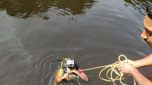 Drowned while swimming in backwaters.