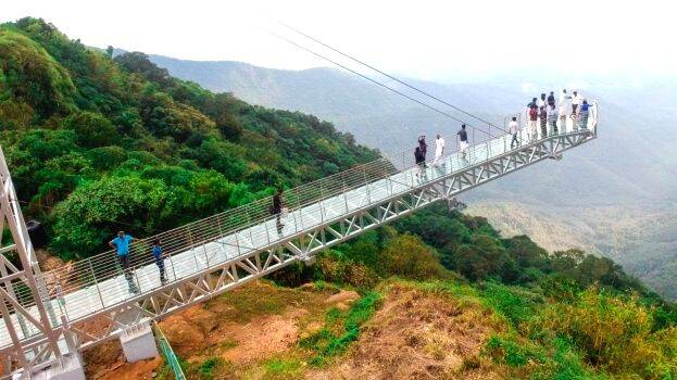 Experience India's Thrilling Glass Bridge in Vagamon!