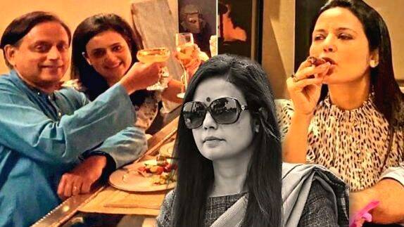 Mahua Moitra Reacts To Viral Pics Of Raising A Toast With Shashi Tharoor &  'Smoking' A Cigar: 'Bengal's Women Live A Life, Not A Lie' : r/IndiaSpeaks
