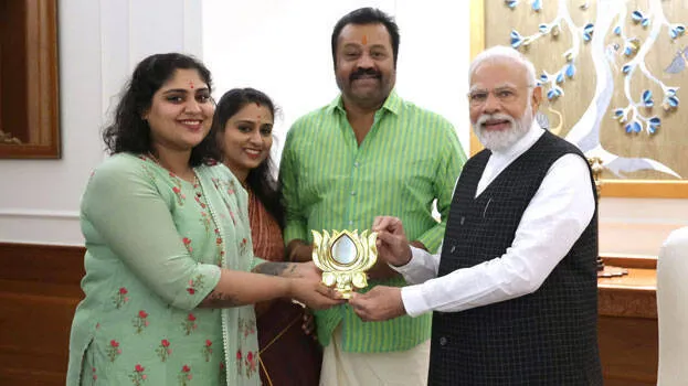 pm-modi-suresh-gopi-daugh