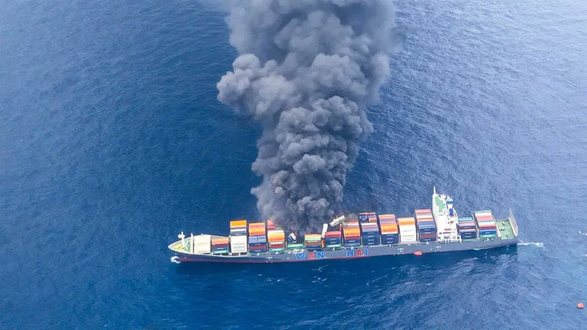 cargo-ship-catches-fire