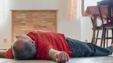 collapsed