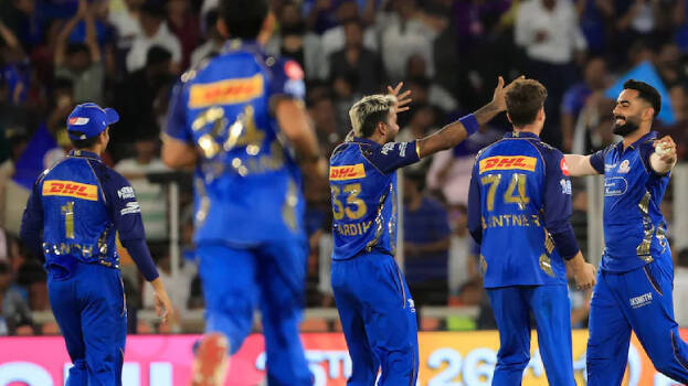 Mumbai Indians crush Gujarat Titans, jump in points table