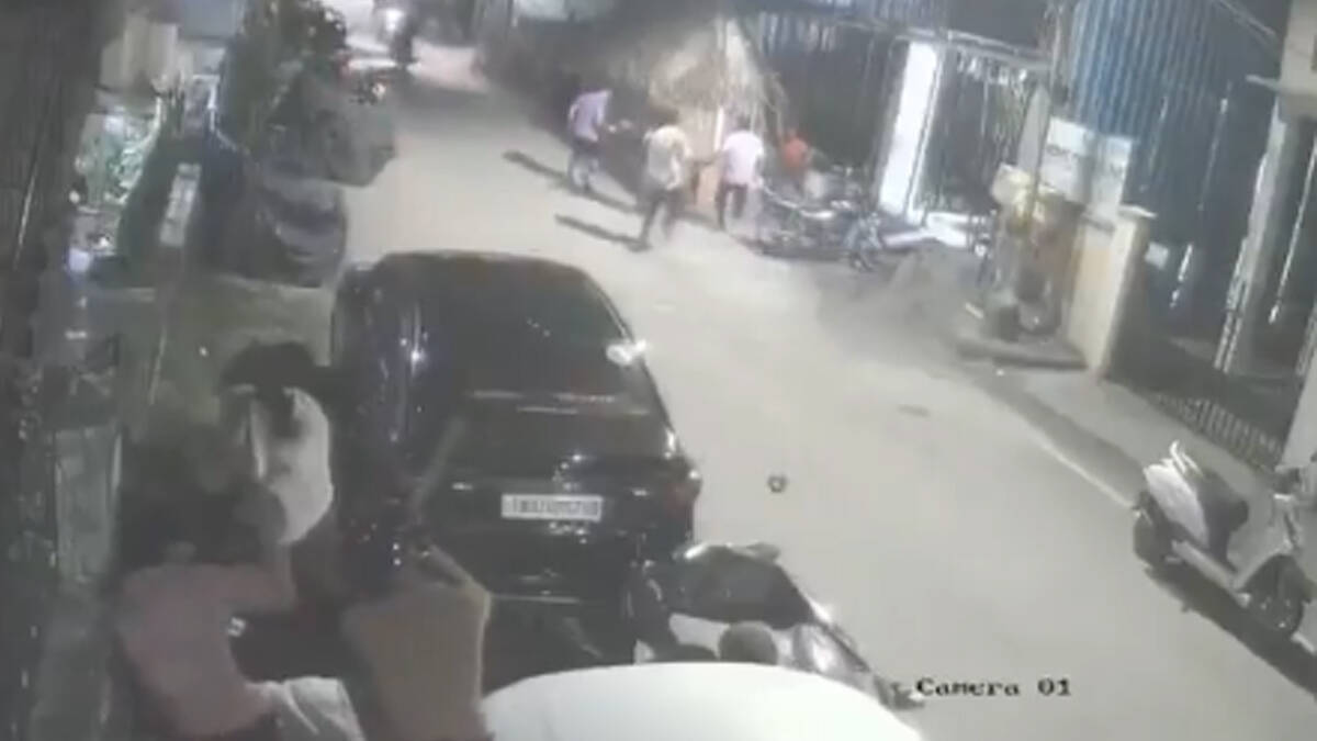 TVK local leader hacked to death in broad daylight in Tamil Nadu, CCTV footage surfaces